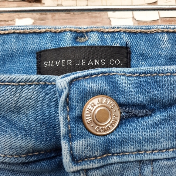 Silver Jeans infinite fit skinny jeans size XL - Picture 5 of 8